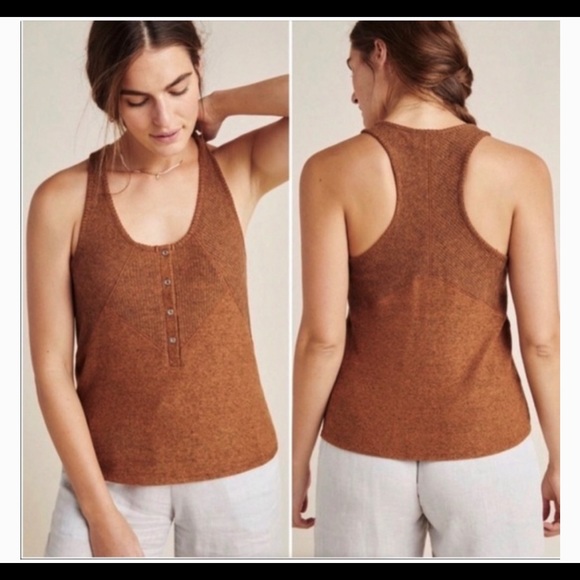 Anthropologie Saturday Sunday Ribbed Lucie Tank - Picture 2 of 5